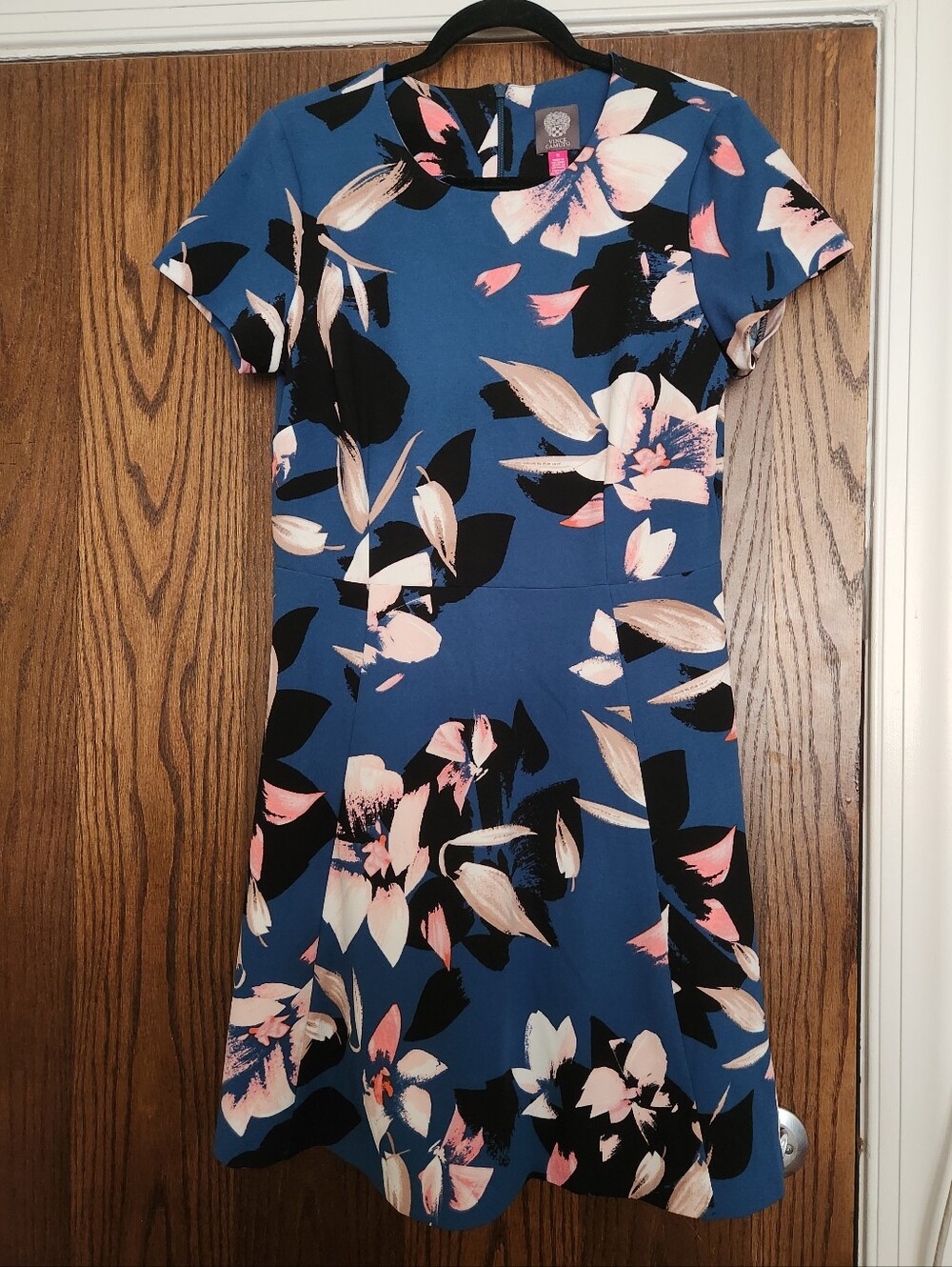 Vince Camuto Blue Floral Dress Size 12